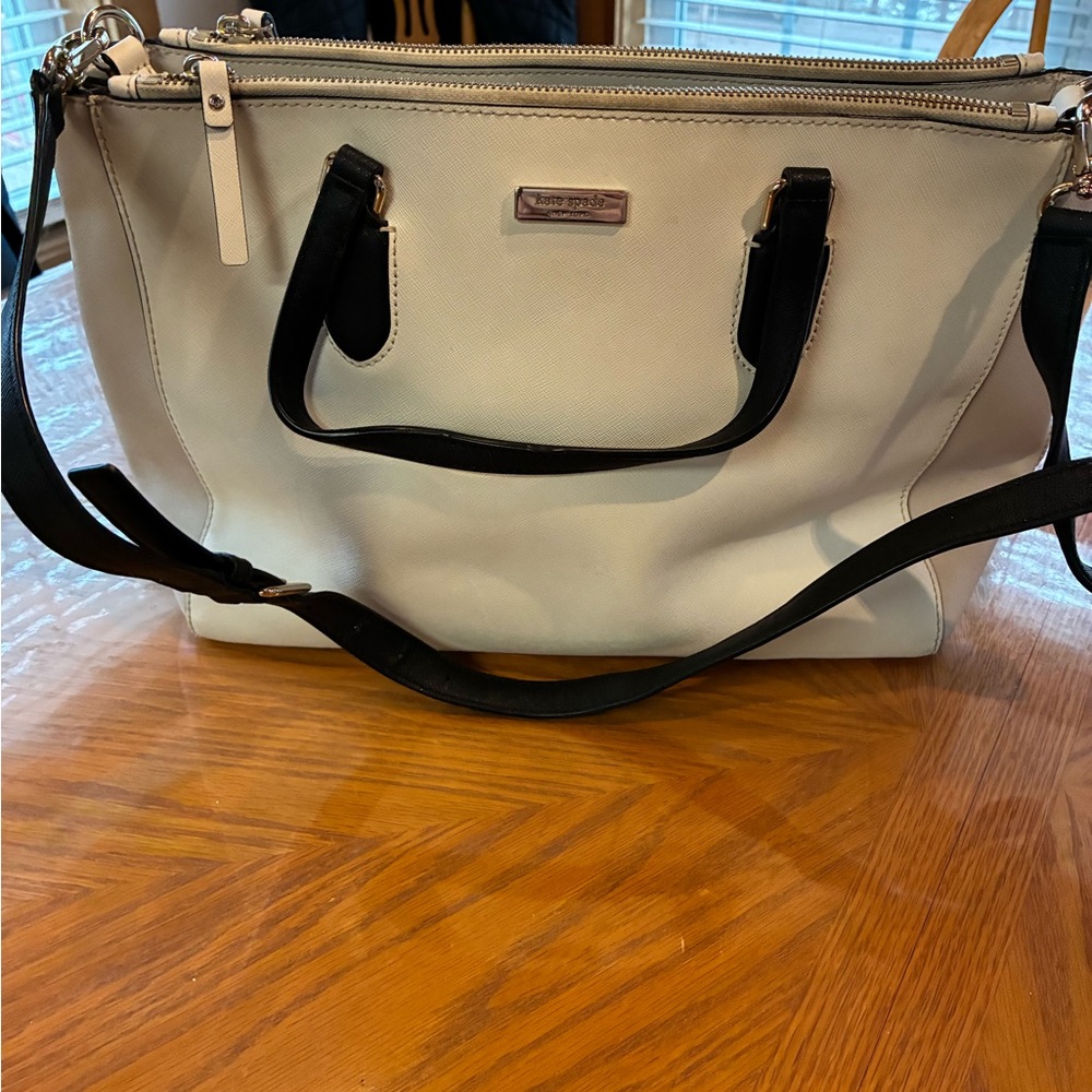 Kate Spade Black and White Satchel
